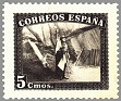 Spain - 1938 - Ejercito - 2 CTS - Castaño - España, Ejercito y Marina - Edifil 849E - En Honor del Ejercito y la Marina - 0